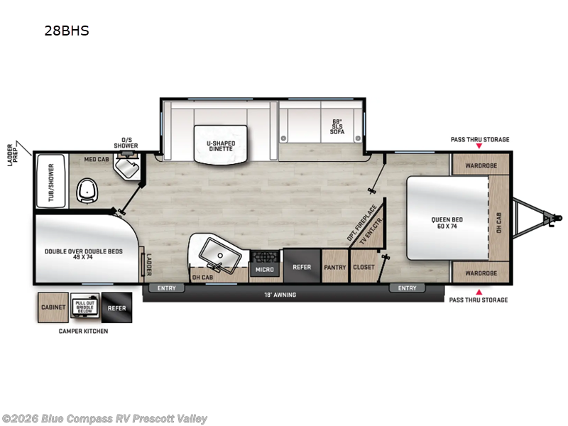 New 2025 Forest River Aurora 28BHS available in Prescott Valley, Arizona