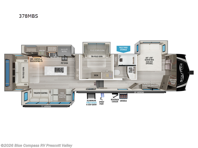 New 2025 Grand Design Solitude 378MBS available in Prescott Valley, Arizona