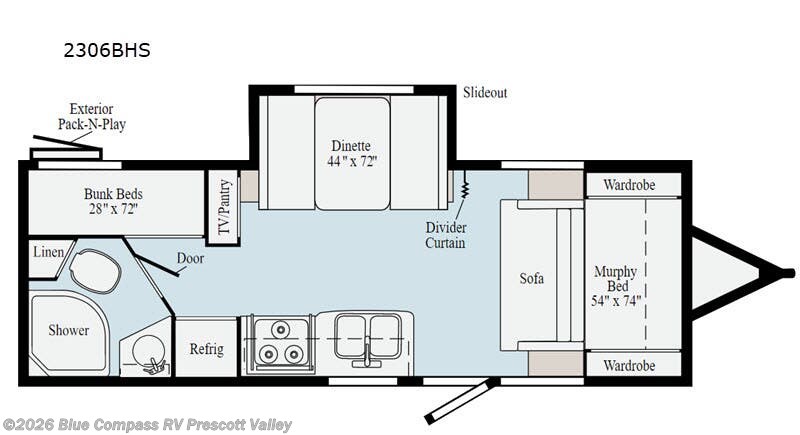 Used 2020 Winnebago Micro Minnie 2306BHS available in Prescott Valley, Arizona