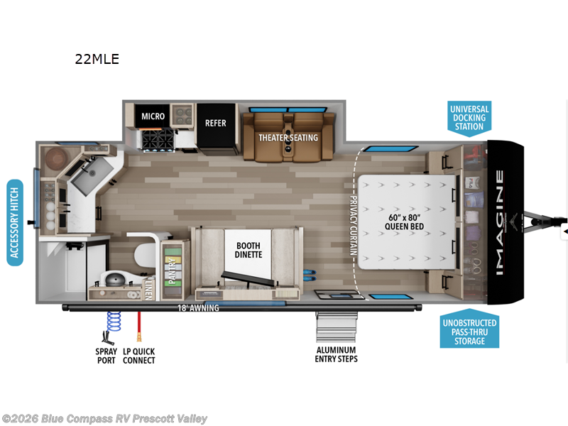 New 2027 Grand Design Imagine XLS 22MLE available in Prescott Valley, Arizona