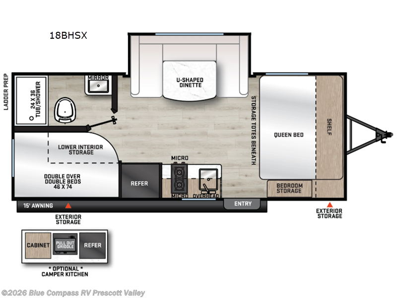 New 2026 Forest River Aurora Light 18BHSX available in Prescott Valley, Arizona