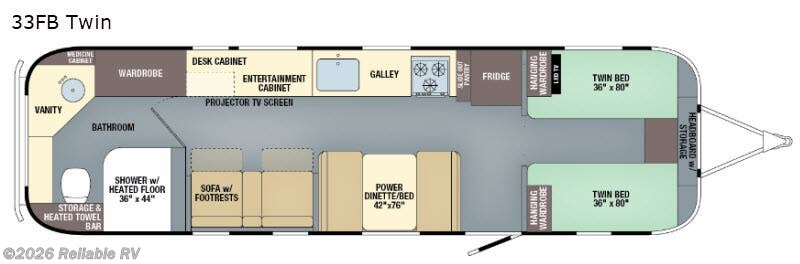 Used 2018 Airstream Classic 33FB Twin available in Springfield, Missouri