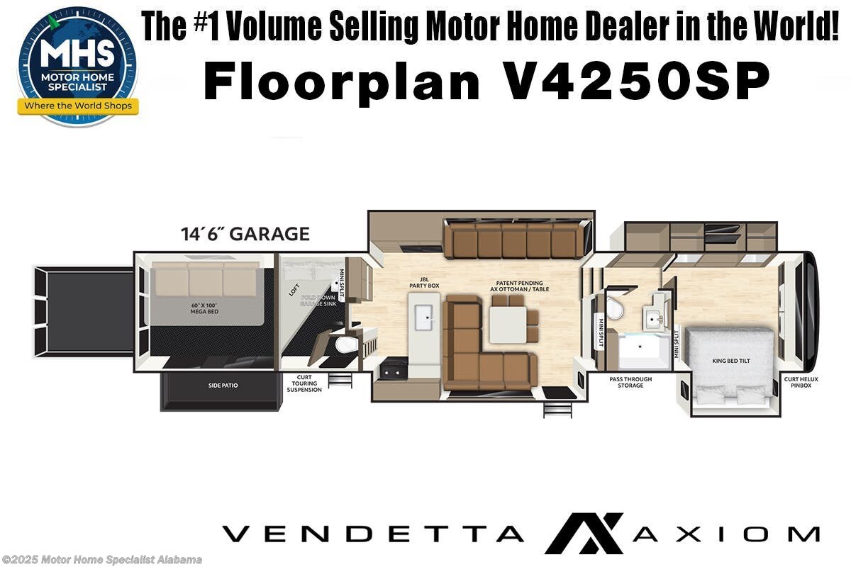 New 2026 Axiom Vendetta V4250SP available in Montgomery, Alabama