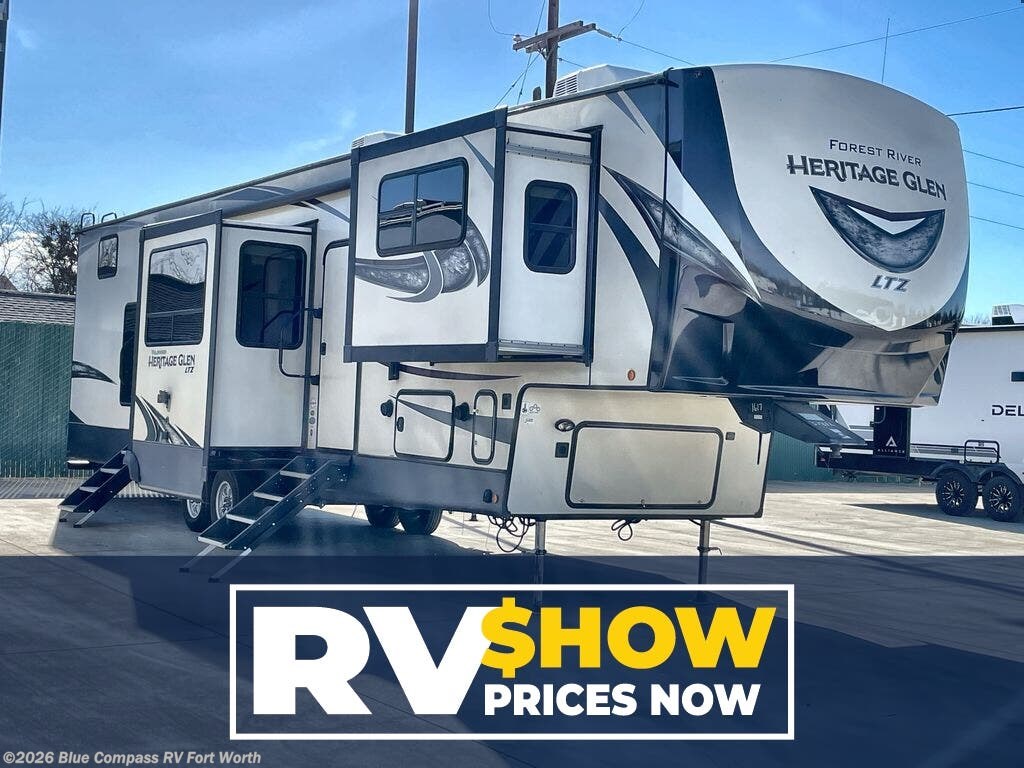 Used 2019 Forest River Wildwood Heritage Glen LTZ 378FL available in Fort Worth, Texas