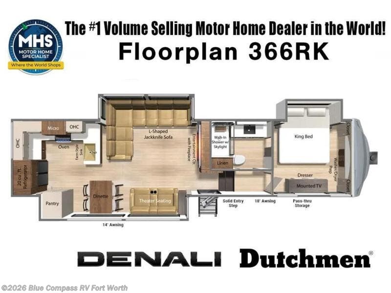 Used 2026 Dutchmen Denali 366RK available in Fort Worth, Texas