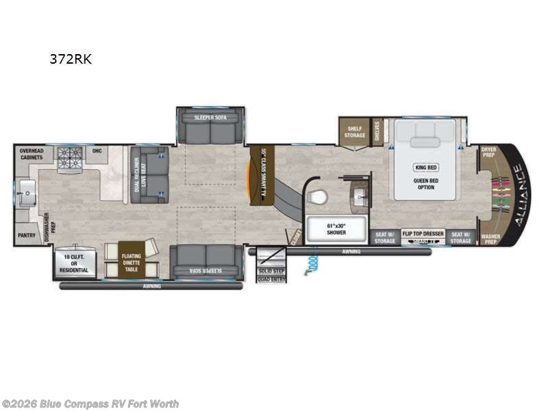 Used 2021 Alliance RV Paradigm 372RK available in Fort Worth, Texas