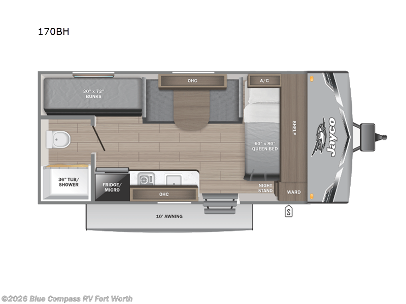 Used 2025 Jayco Jay Flight SLX 170BH available in Fort Worth, Texas