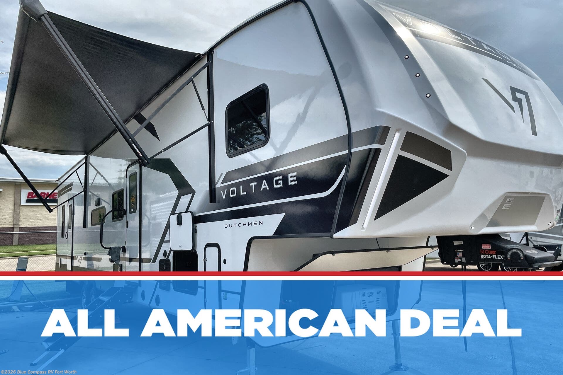 New 2026 Dutchmen Voltage V-Series 3800 available in Fort Worth, Texas