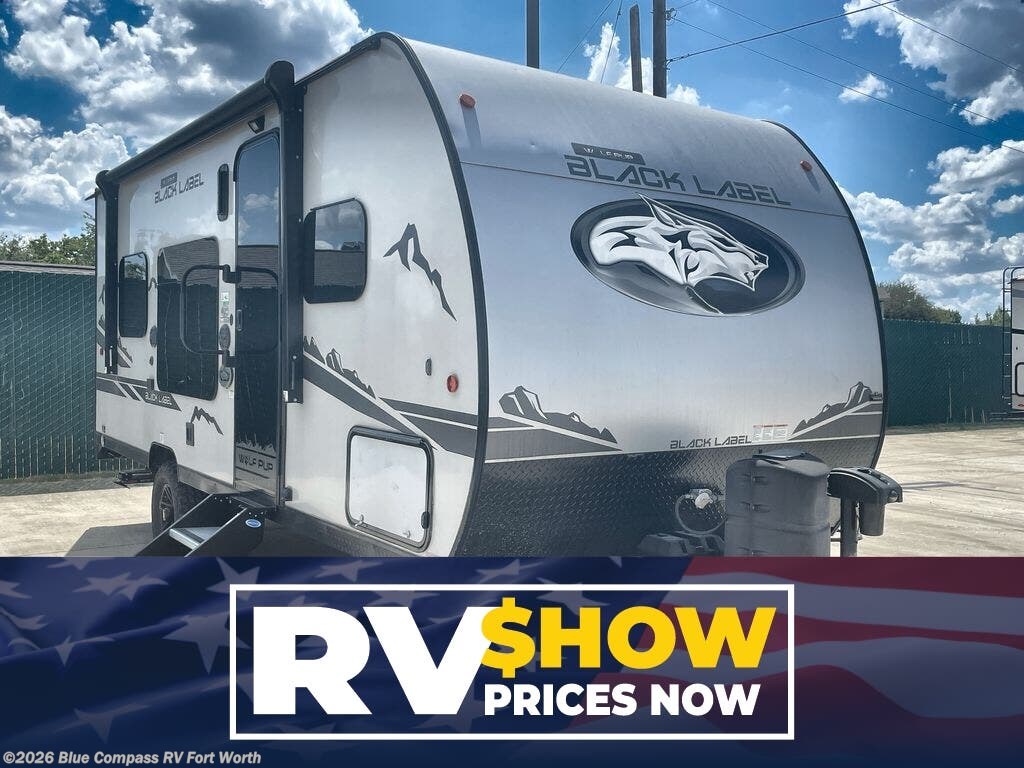 Used 2024  Forest River Cherokee Wolf Pup Black Label 18RJBBL by Forest River from Blue Compass RV Fort Worth in Fort Worth, TX