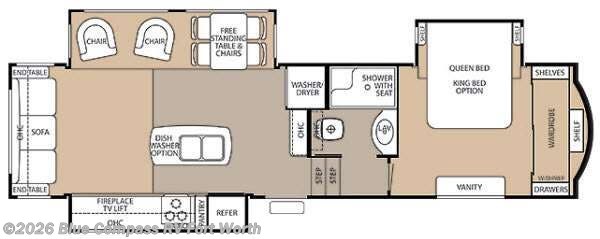 Used 2014  Forest River Cedar Creek 32RL by Forest River from Blue Compass RV Fort Worth in Fort Worth, TX