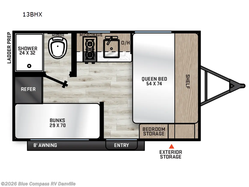 New 2026 Forest River Aurora Light 13BHX available in Ringgold, Virginia