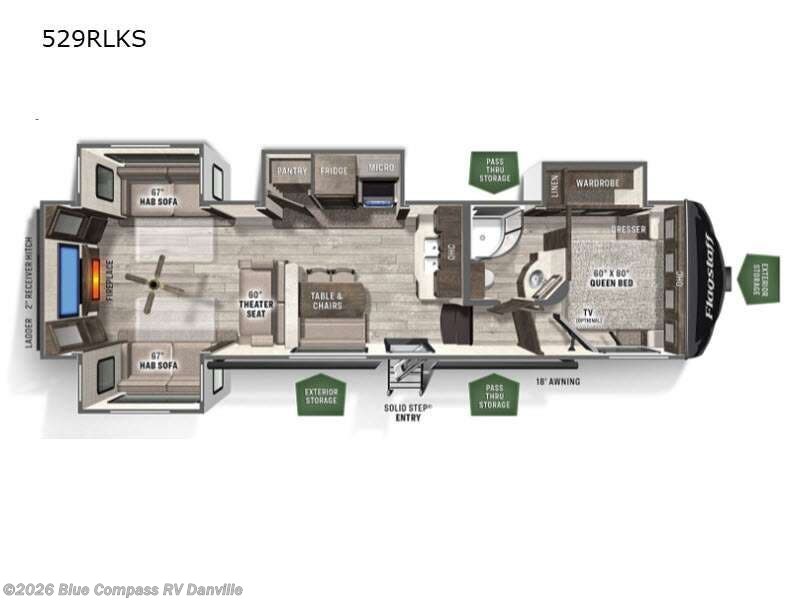 Used 2022 Forest River Flagstaff Super Lite 529RLKS available in Ringgold, Virginia