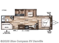 Used 2017 Forest River Wildwood 27DBK available in Ringgold, Virginia