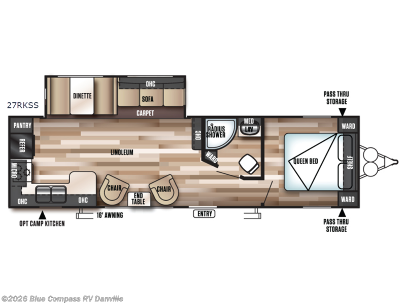 Used 2018 Forest River Wildwood 27RKSS available in Ringgold, Virginia
