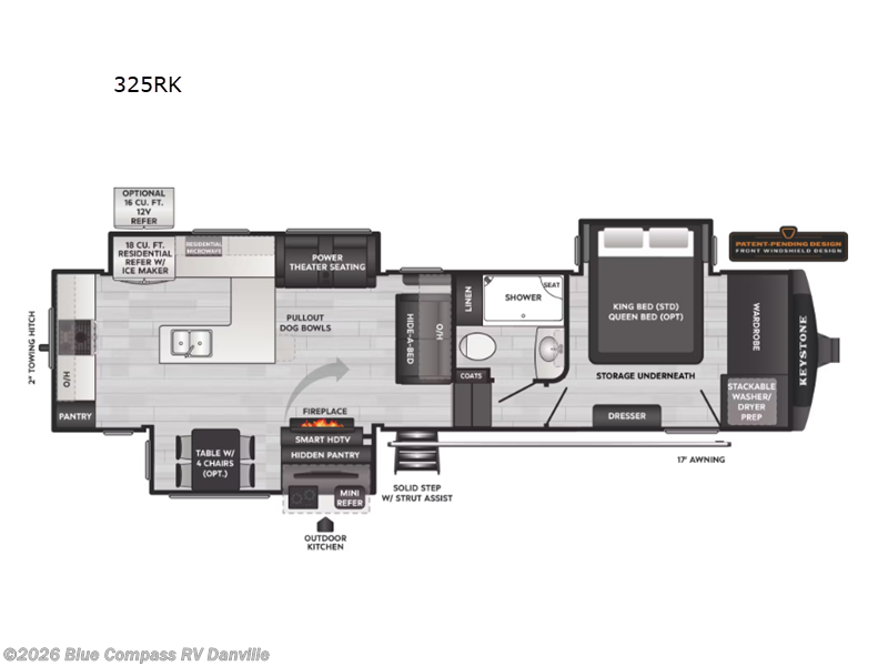 New 2026 Keystone Montana High Country 325RK available in Ringgold, Virginia