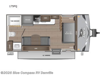 New 2026 Jayco Jay Flight SLX 175FQ available in Ringgold, Virginia