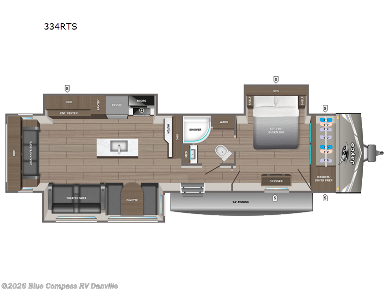 New 2027 Jayco Jay Flight 334RTS available in Ringgold, Virginia