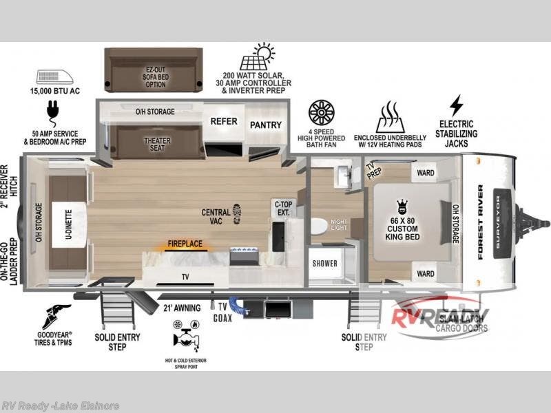 New 2026 Forest River Grand Surveyor 253RLS available in Lake Elsinore, California