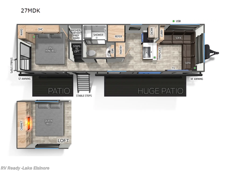 New 2027 Forest River Cherokee Timberwolf 27MDK available in Lake Elsinore, California