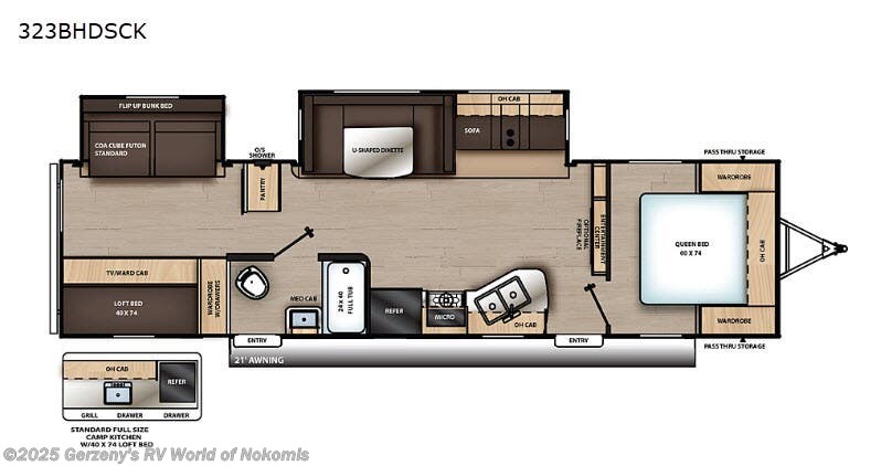 Used 2019 Coachmen Catalina Legacy 323BHDSCK available in Nokomis, Florida