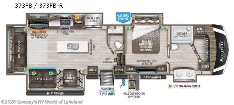 Used 2021 Grand Design Solitude 373FB available in Lakeland, Florida