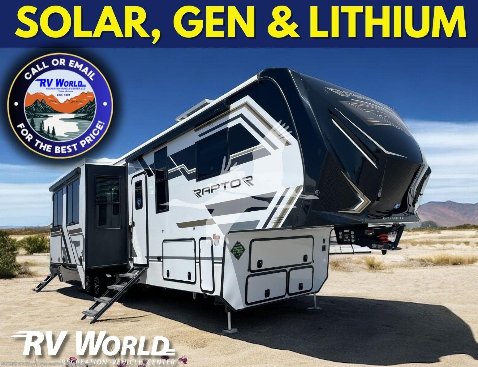 New 2025 Keystone Raptor 430 available in Yuma, Arizona