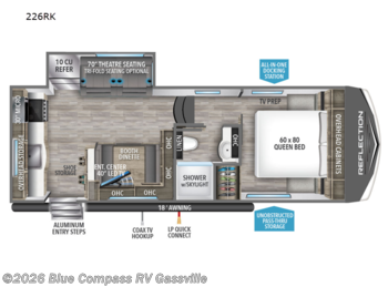 Used 2023 Grand Design Reflection 150 Series 226RK available in Gassville, Arkansas