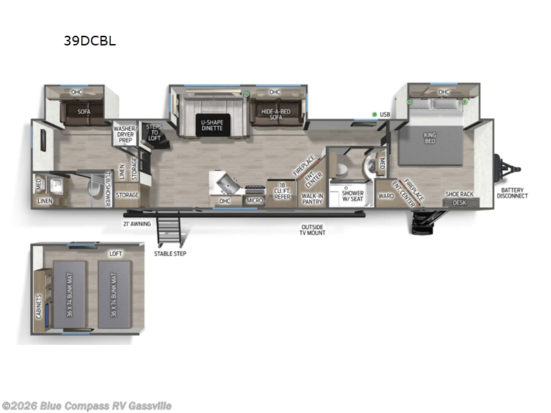 New 2027 Forest River Cherokee Timberwolf Black Label 39DCBL available in Gassville, Arkansas