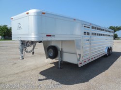2023 Platinum Coach 24' stock trailer 8 WIDE AND 7 TALL!!!
