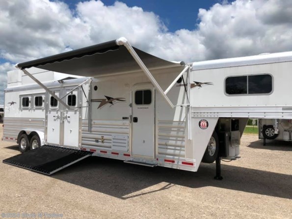 2024 Platinum Coach Outlaw 4 Horse Reverse Load w/ 12' 8" Living Quarters available in Kaufman, TX
