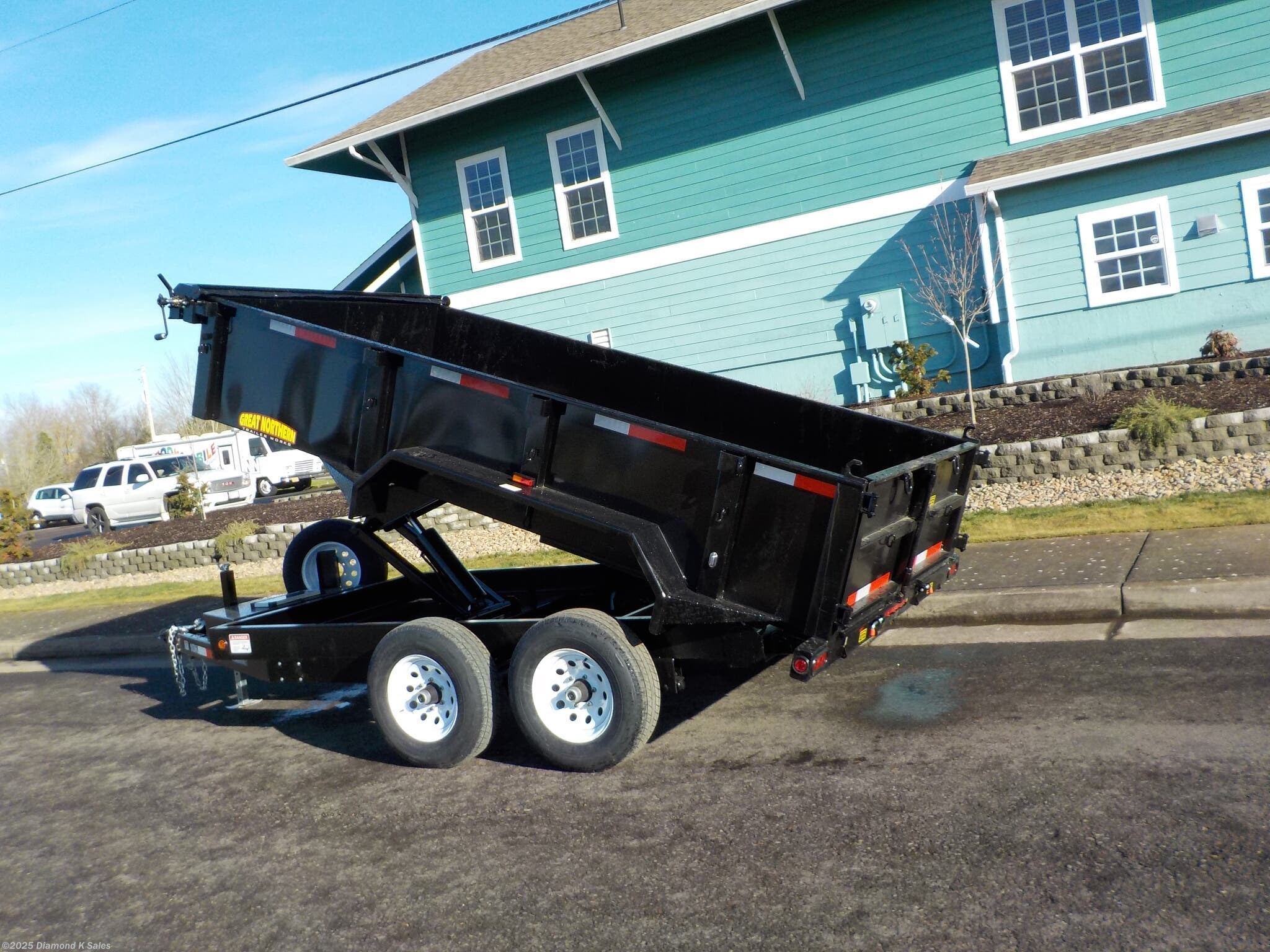 6x12 Dump Trailer for sale New Great Northern 6' x 12' 10K TrailersUSA
