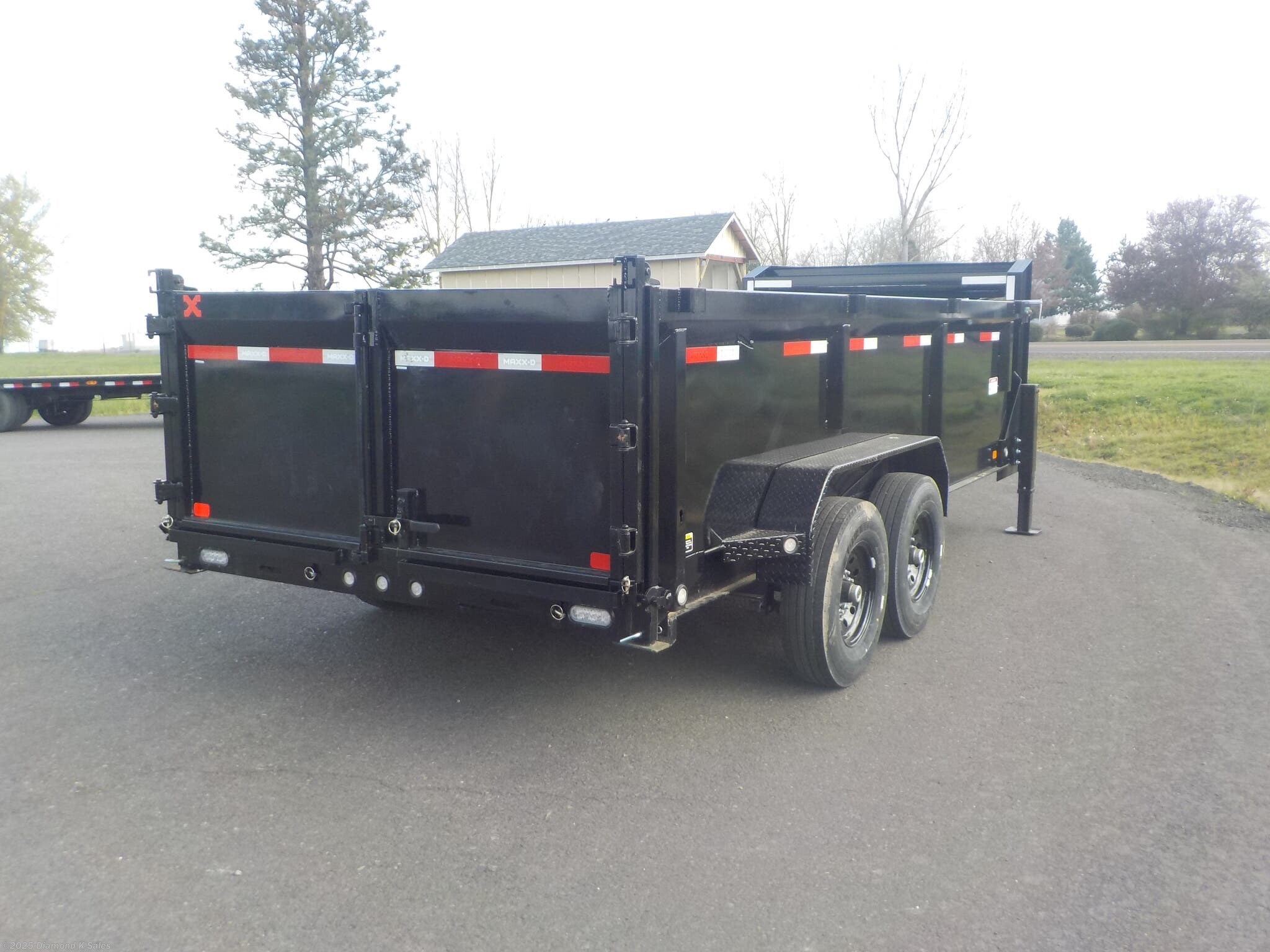 7x16 Dump (Heavy Duty) Trailer for sale New MAXXD DJX DJX 83" X 16