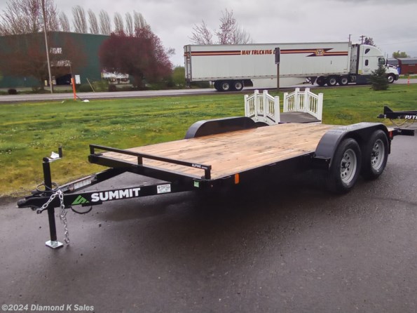 2024 Summit Trailer Alpine 7' X 14' 7K Flatbed available in Halsey, OR