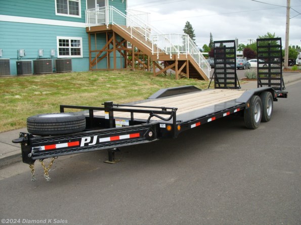 2024 PJ Trailers Flatdeck H7 102" X 22' 20K available in Halsey, OR
