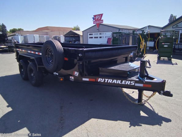 2024 PJ Trailers Dump DL 7' x 14' 14k 28" Low Pro available in Halsey, OR