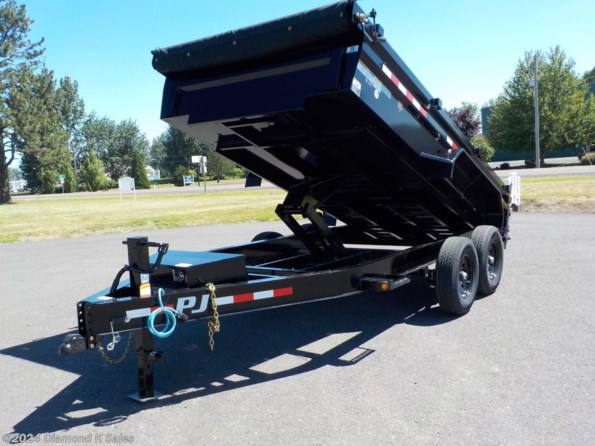 2024 PJ Trailers Dump 7' X 14' 14K DL 28" Low Pro available in Halsey, OR