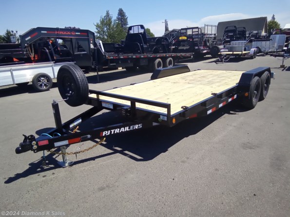 2024 PJ Trailers Carhauler CE 7' X 18' DOVE available in Halsey, OR