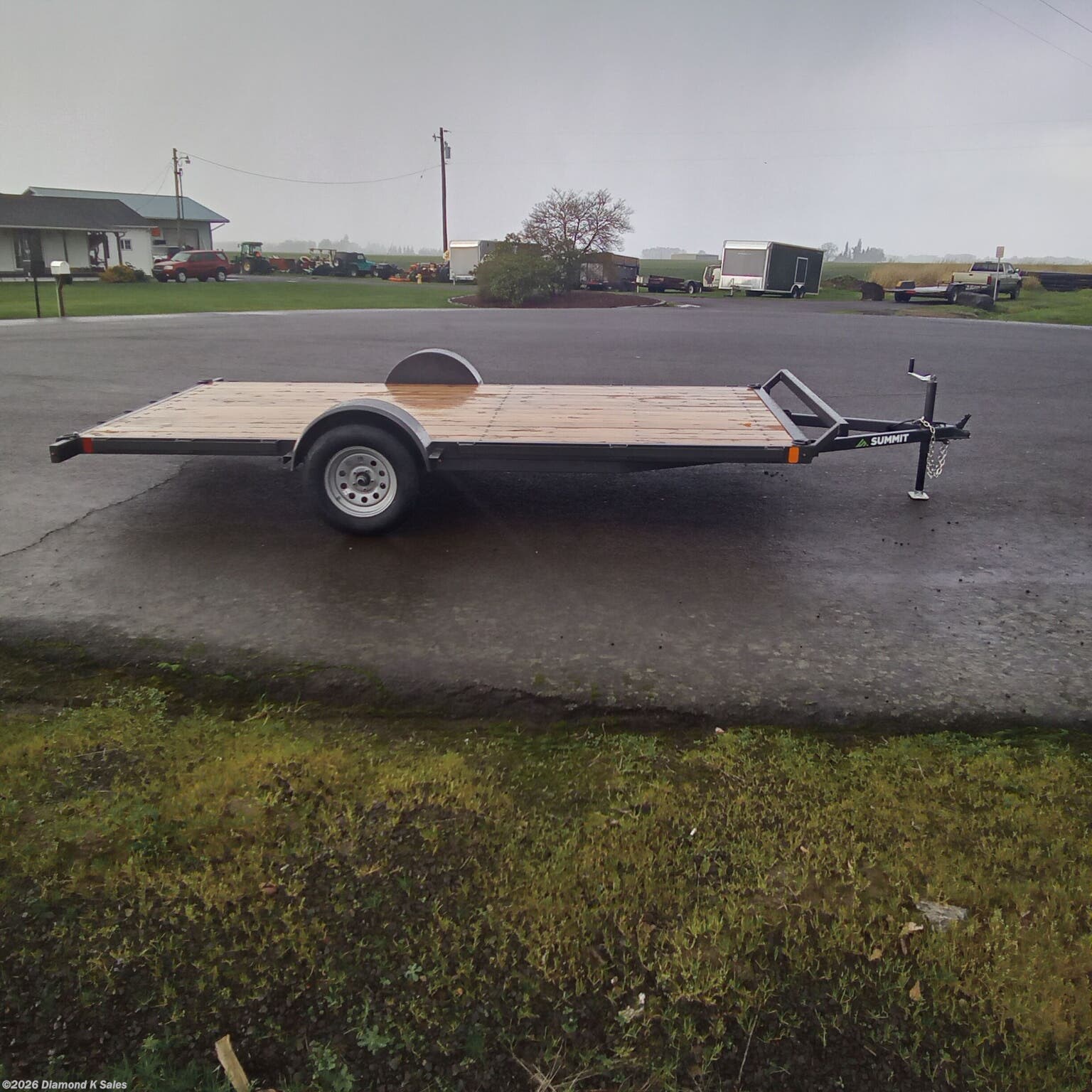 7x14 Car Hauler Trailer for sale New Summit Trailer Cascade 7' X 14