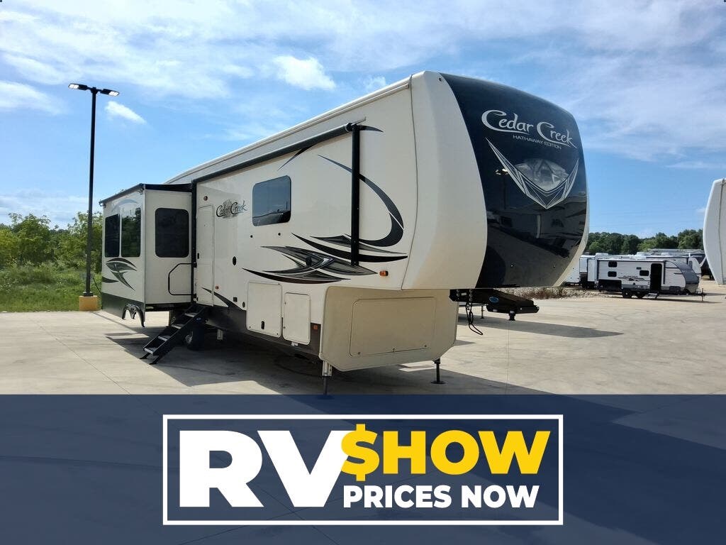 Used 2020 Forest River Cedar Creek Hathaway Edition 38DBRK available in Strafford, Missouri