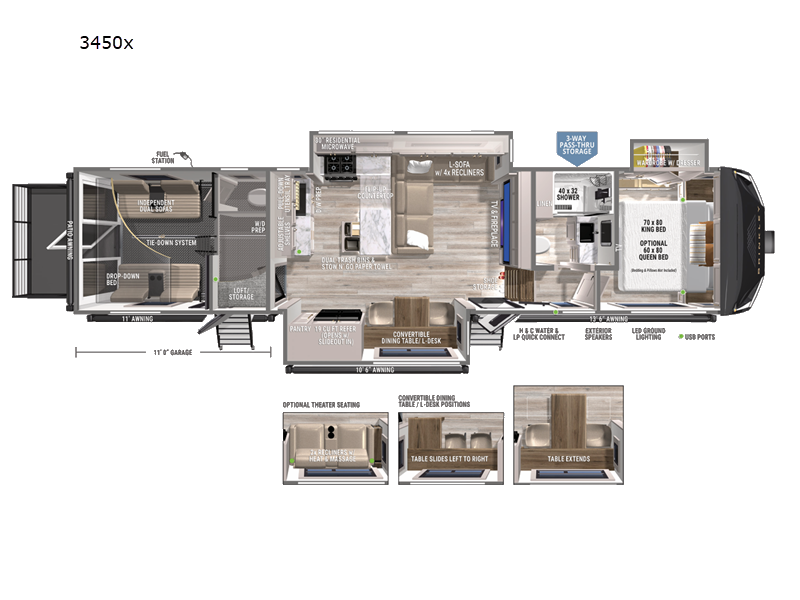 New 2027 Brinkley RV Model Gx 3450x available in Strafford, Missouri