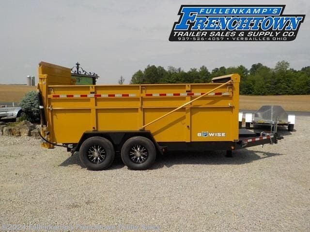 6x14 Dump Trailer For Sale | New BWISE DU14-15 ULTIMATE HYDRAULIC ...