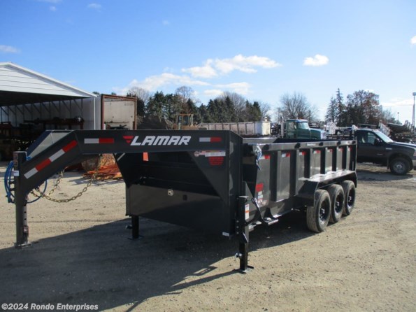2022 Lamar Gooseneck Dump DL831637 available in Sycamore, IL