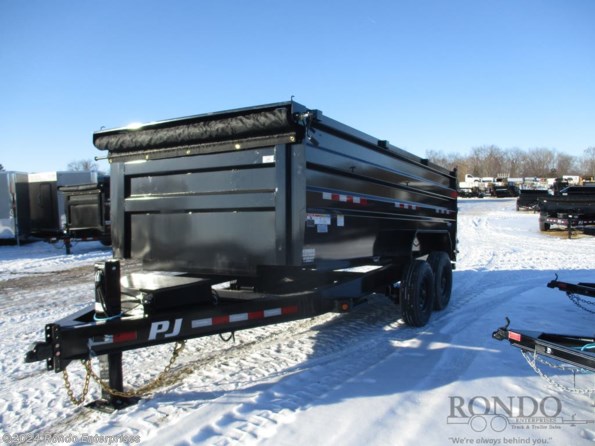 2022 PJ Trailers Dump DX  DXT1682BSSK-JA05-SW04 available in Sycamore, IL