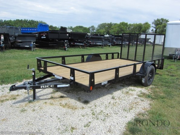 2024 Rice Trailers Single Axle Utility RS8214 available in Sycamore, IL