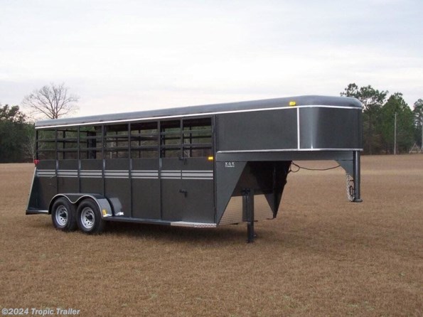 2022 Bee Trailers 6x24 Gooseneck Stock Trailer available in Fort Myers, FL