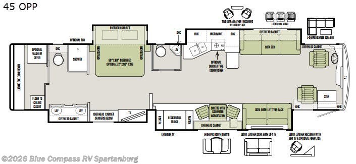 Used 2018 Tiffin Allegro Bus 45 OPP available in Duncan, South Carolina