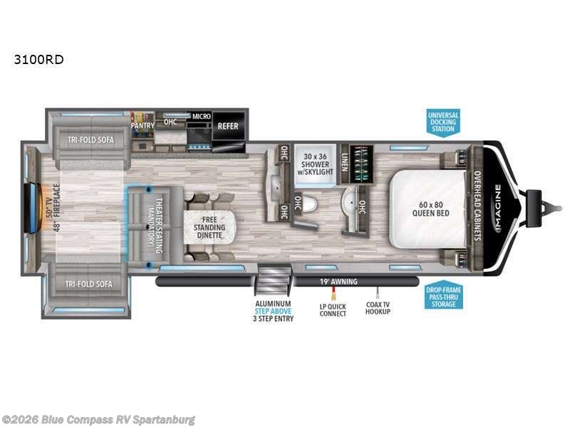 Used 2022 Grand Design Imagine 3100RD available in Duncan, South Carolina