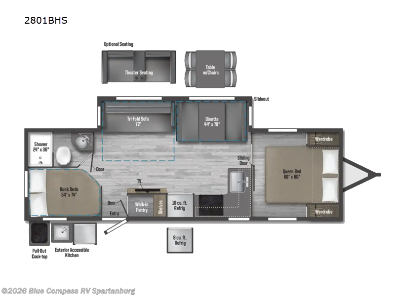 Used 2023 Winnebago Minnie 2801BHS available in Duncan, South Carolina