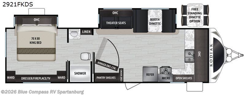 Used 2020 Dutchmen Kodiak Ultimate 2921FKDS available in Duncan, South Carolina