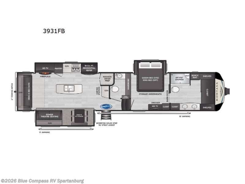 Used 2021 Keystone Montana 3931FB available in Duncan, South Carolina